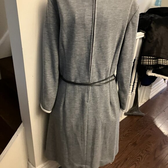 Vintage Gray Wool Dress - Picture 8 of 8